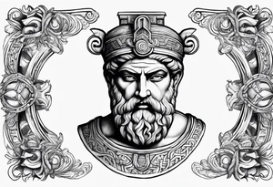 gods Greek tattoo idea