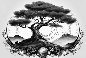 árbol de vida tattoo idea
