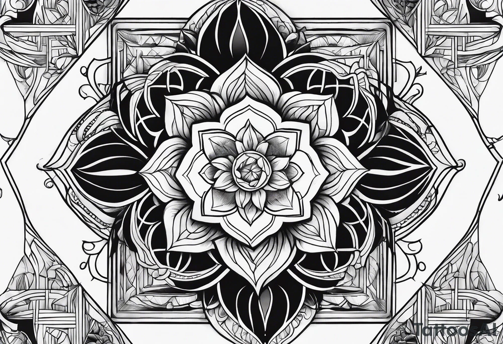 peaceful tattoo idea