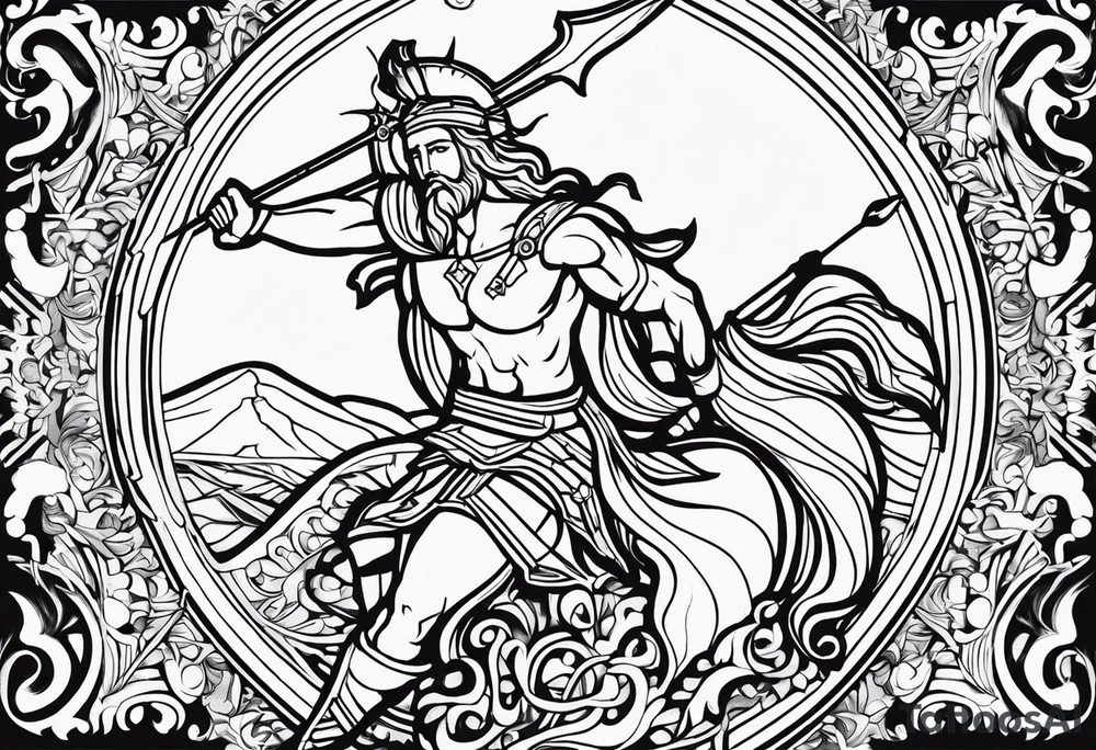 sagittarius, faith, strong, warrior, god, jesus, christ tattoo idea