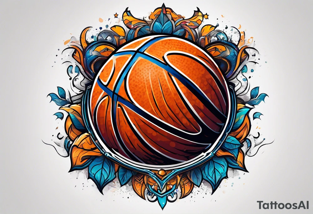 Basketball tattoo idea