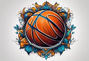 Basketball tattoo idea