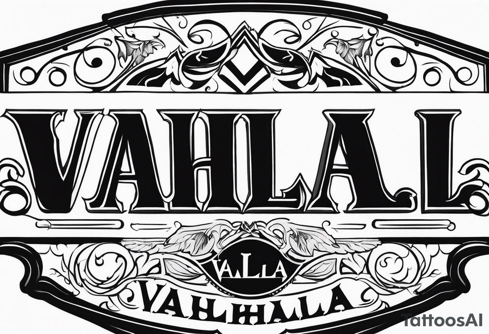 Valhalla tattoo idea