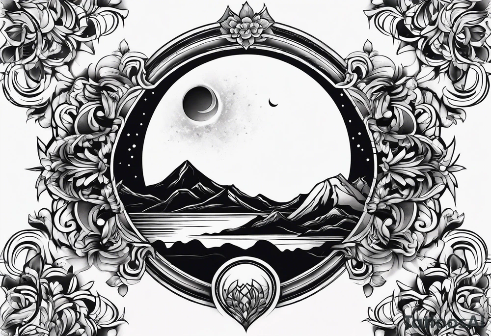 Eclipse tattoo idea
