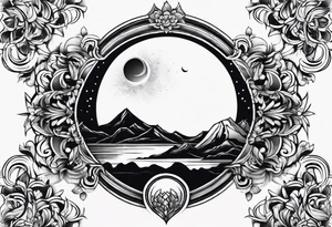 Eclipse tattoo idea