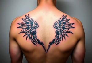 3d space that seems to be under the layer of skin tattoo idea