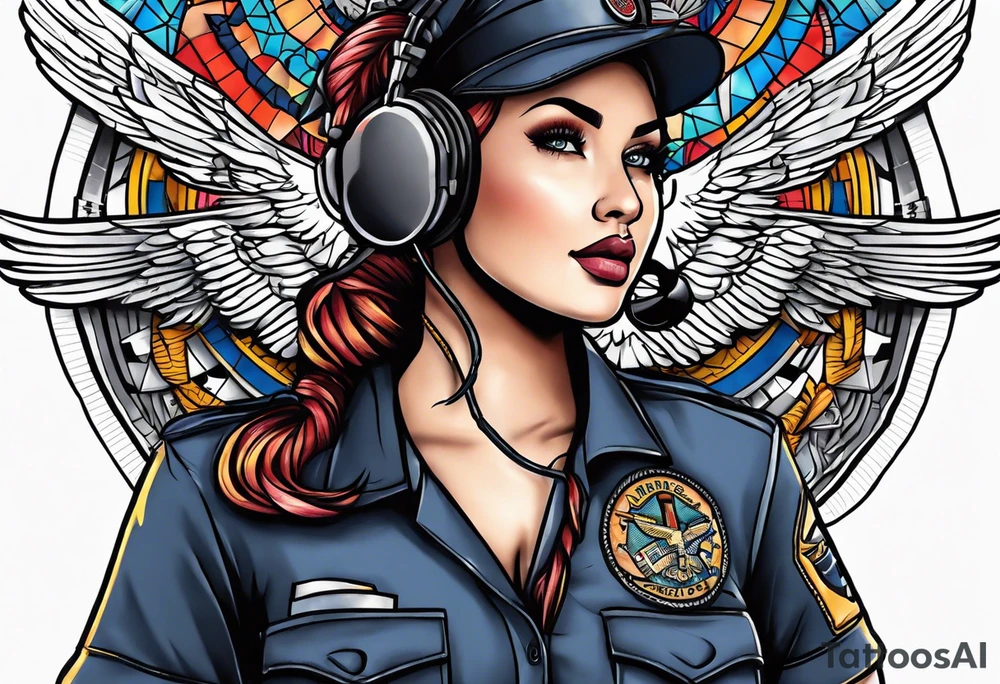 Medic/911 dispatcher/paradise tattoo idea