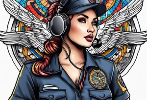 Medic/911 dispatcher/paradise tattoo idea