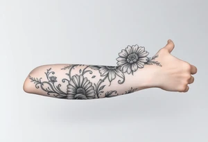 Дракон , тигр , самурай , инь янь , борьба добра и зла tattoo idea