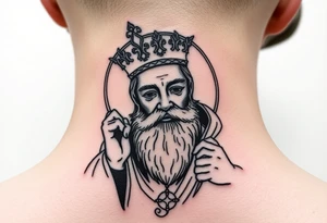 Saints like St. Nicholas or St. Andrew tattoo idea