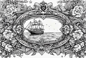 Everything I love is on the table 
Everything I love is out to sea tattoo idea