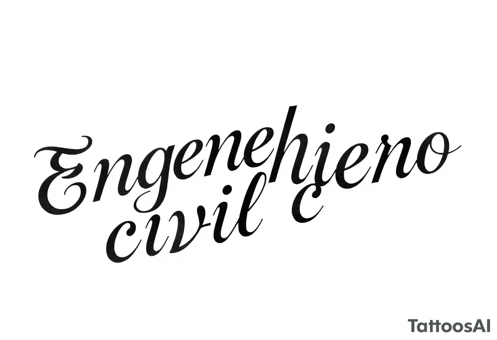 Engenheiro civil tattoo idea