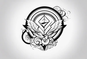 HB to the power of 2 tattoo idea