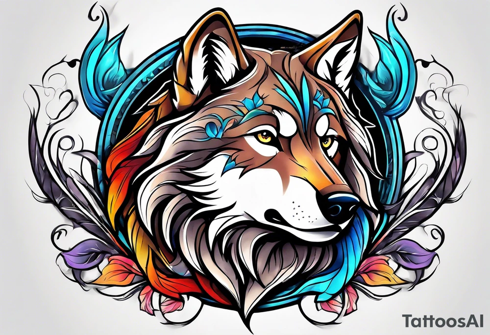 Lmbo wolf tattoo idea