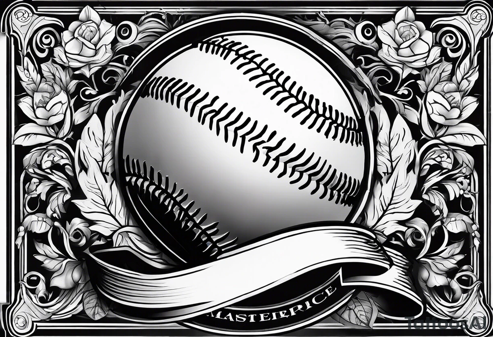 Baseball beer tattoo idea