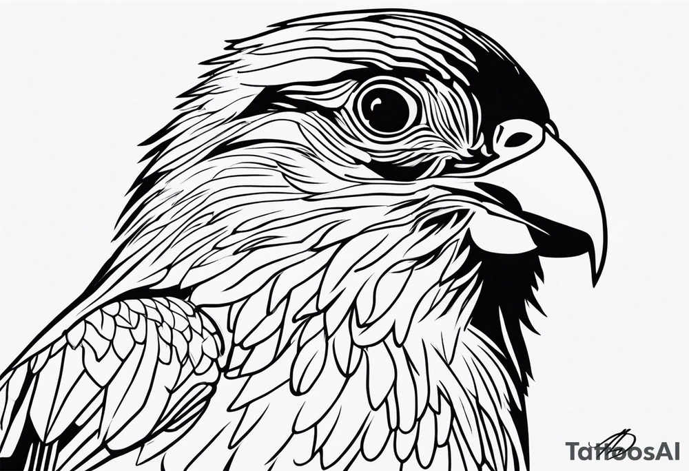pássaro corvo pousando tattoo idea