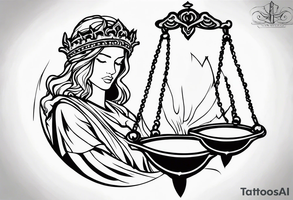Ladyjustice tattoo idea