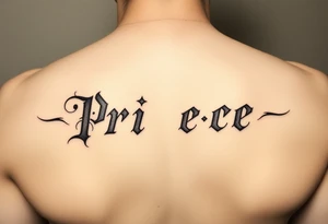 name tattoo
p
r
i
n
c
e
t
o
n tattoo idea