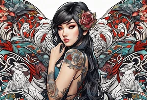 Monstress tattoo idea