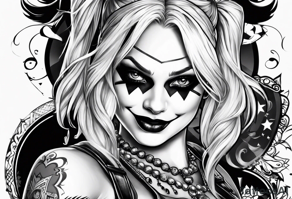 Harley Quinn tattoo idea