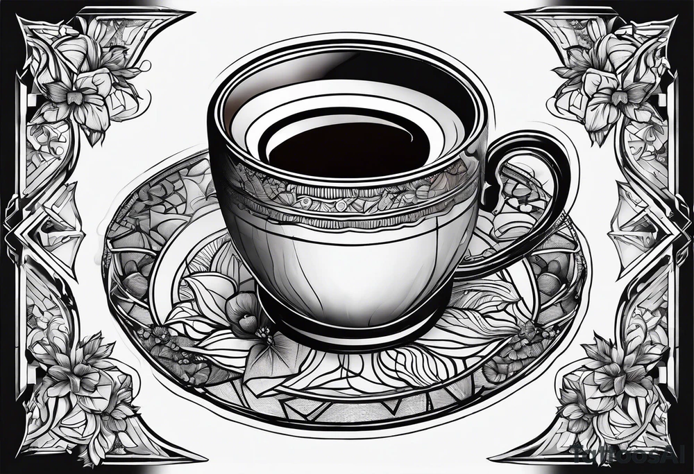 coffee tattoo idea