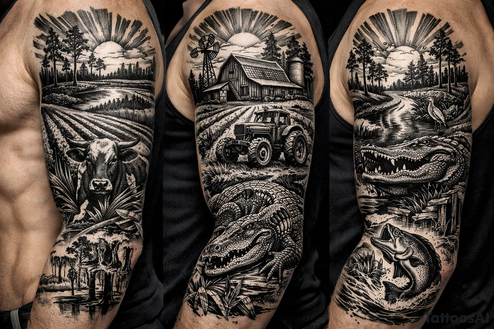 from farmlands of North Florida tattoo idea