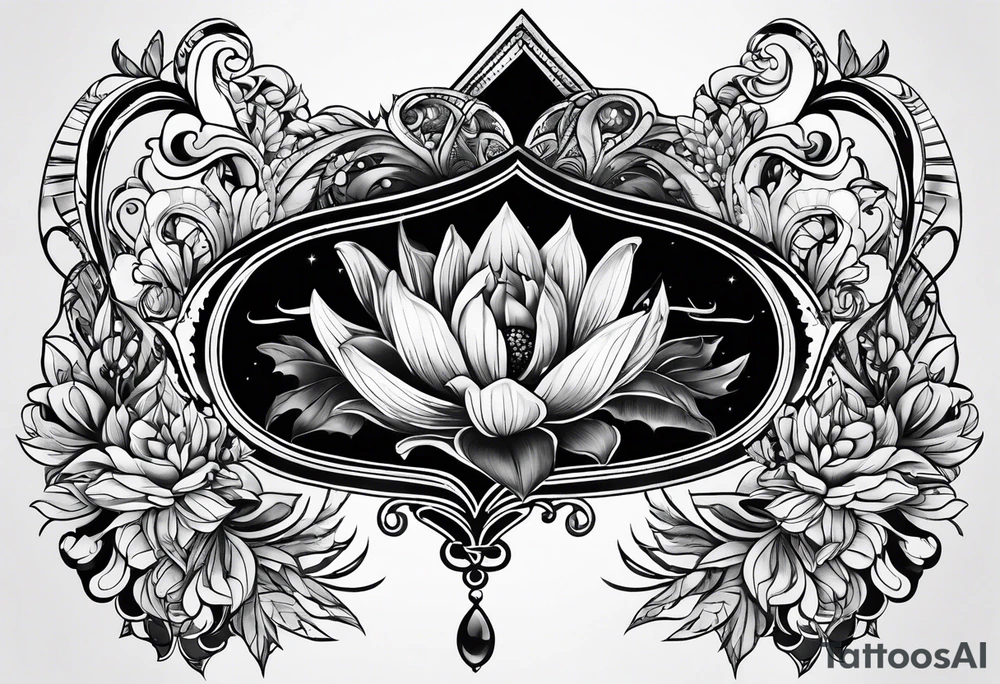 black and white tattoo dedicated to my adopted son Colton tattoo idea