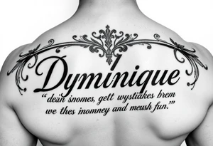 A canvas with the name Dylan and Dominique he is my best friend we smoke get money and have fun tattoo idea