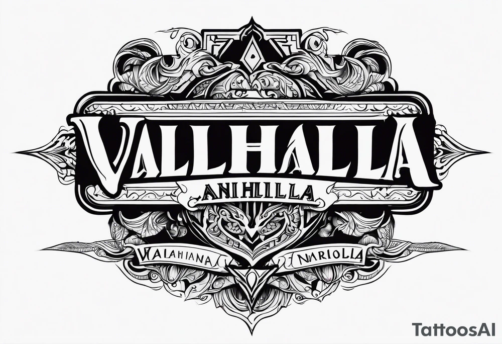 Valhalla tattoo idea