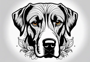 Burnt dog tattoo idea