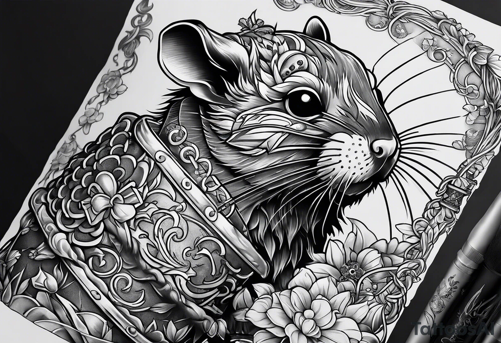 Rat welding weapons tattoo idea