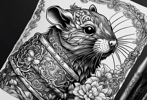 Rat welding weapons tattoo idea