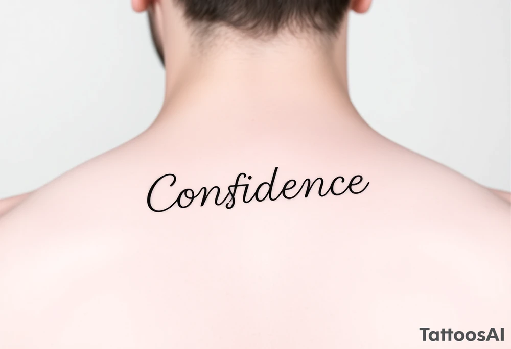 Confidence tattoo idea