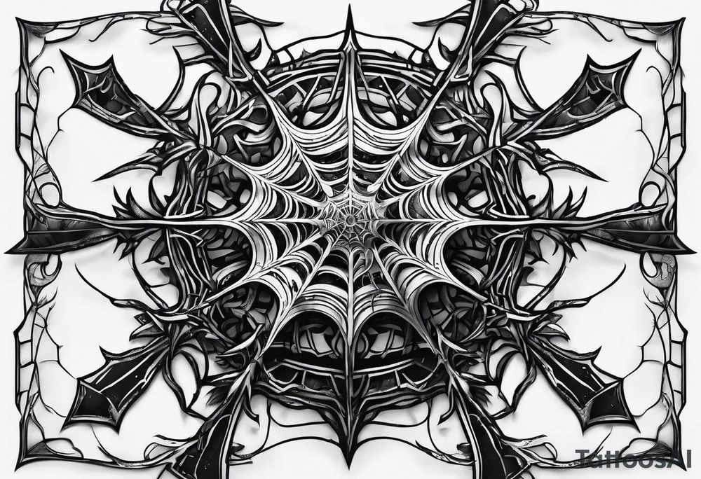Spider tattoo idea