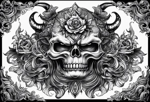 Creature from hell tattoo idea