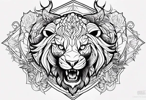 chimera tattoo idea