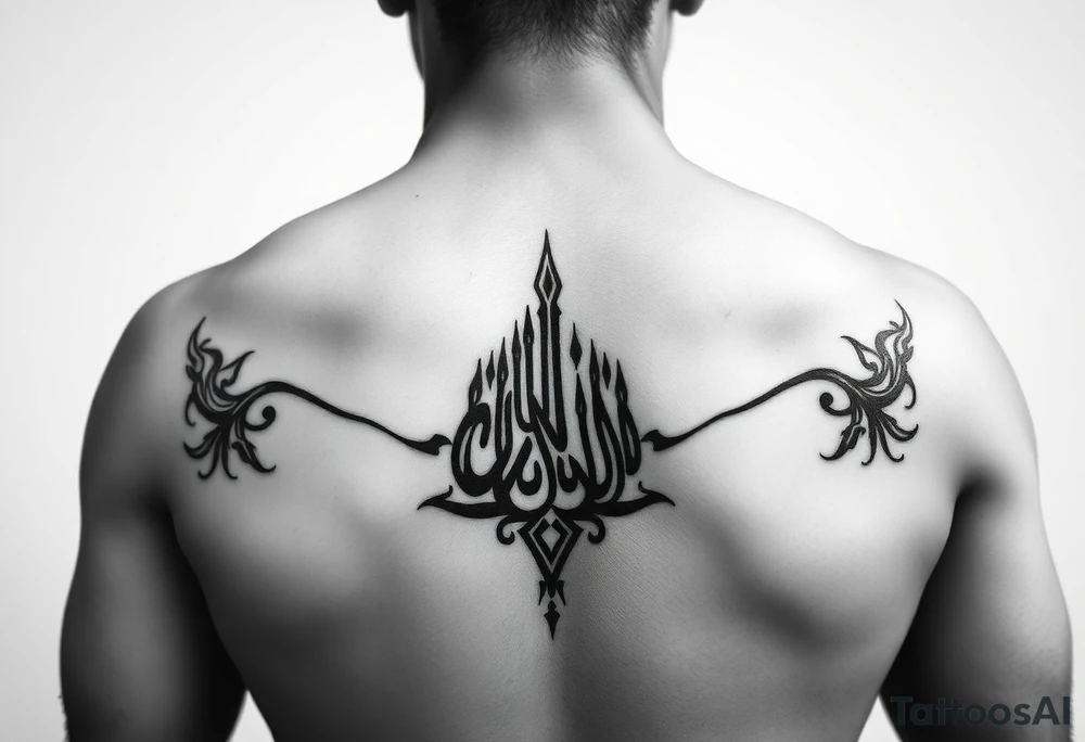 arabic style tattoo tattoo idea