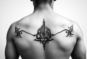 arabic style tattoo tattoo idea
