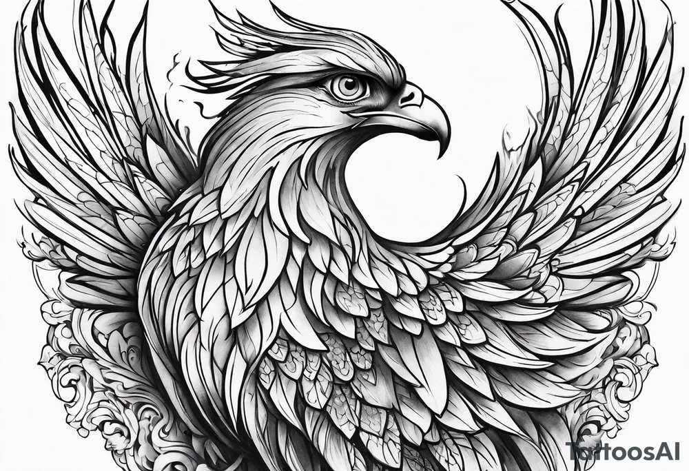 Phoenix tattoo idea
