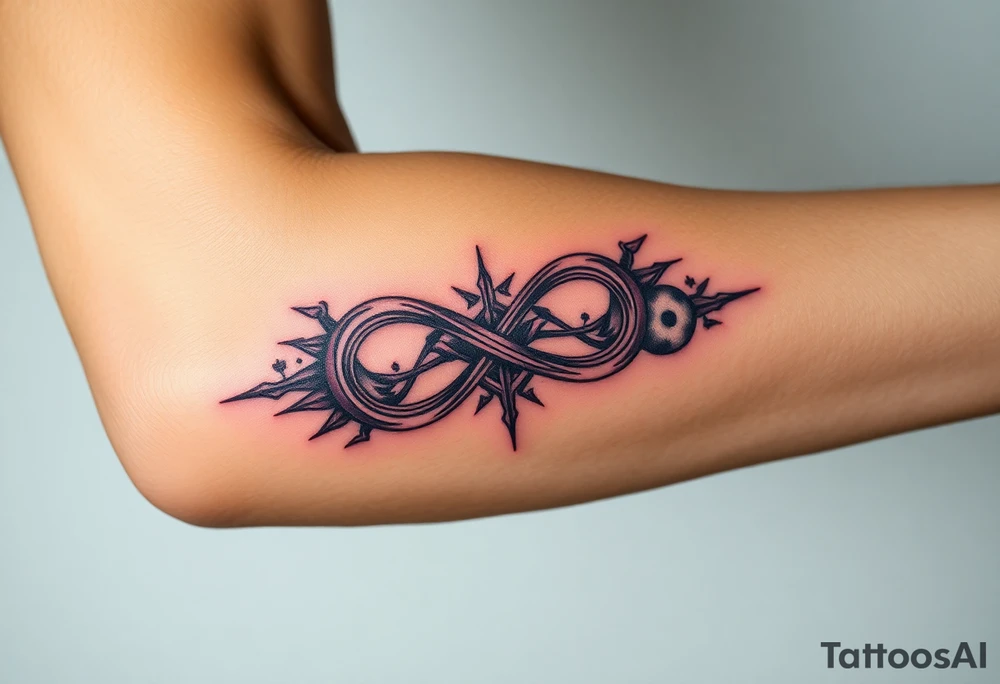 infinite love tattoo idea