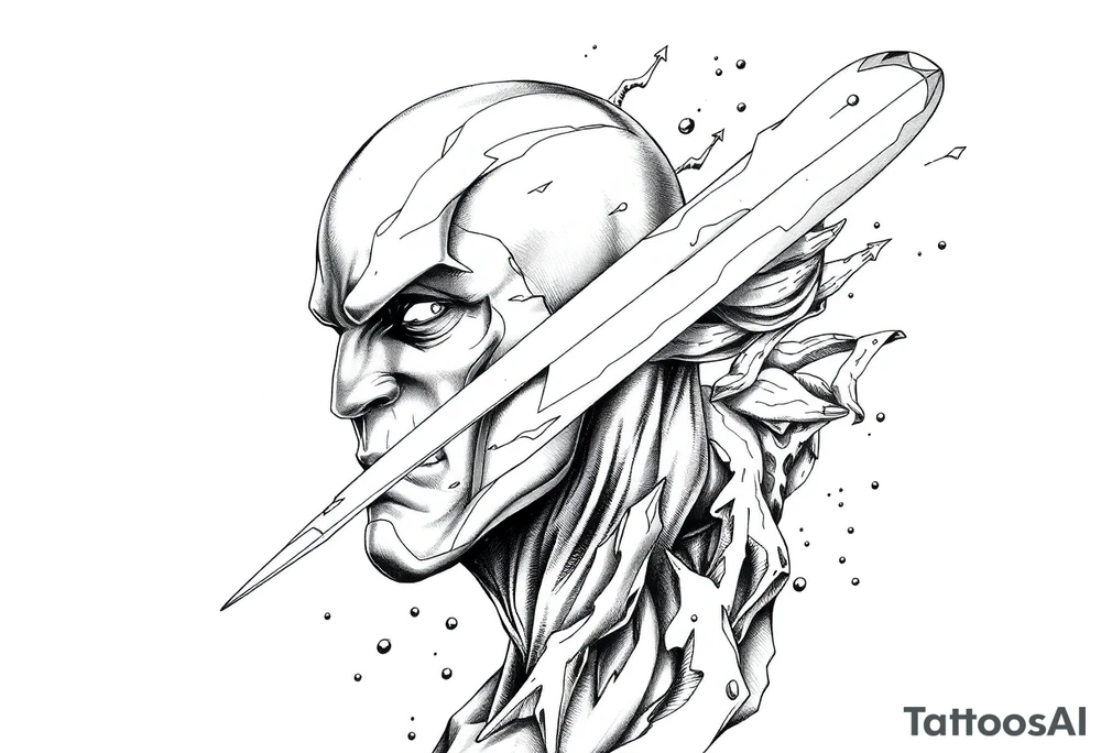 Silver Surfer comic accurate tattoo idea