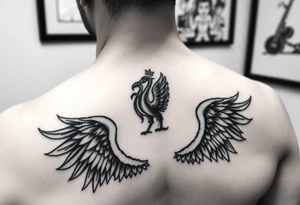 Fine line, black and gray, a tattoo to get in Liverpool UK so make it inspired by Liverpool musical influences, art or history tattoo idea