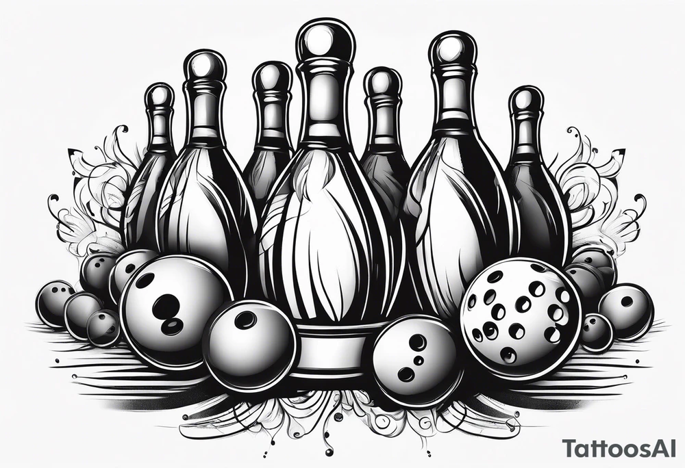 Bowling tattoo idea