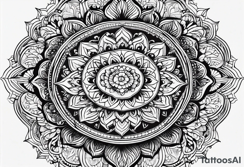 mandala tattoo idea