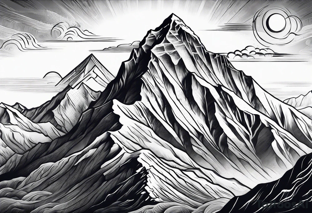 everest tattoo idea