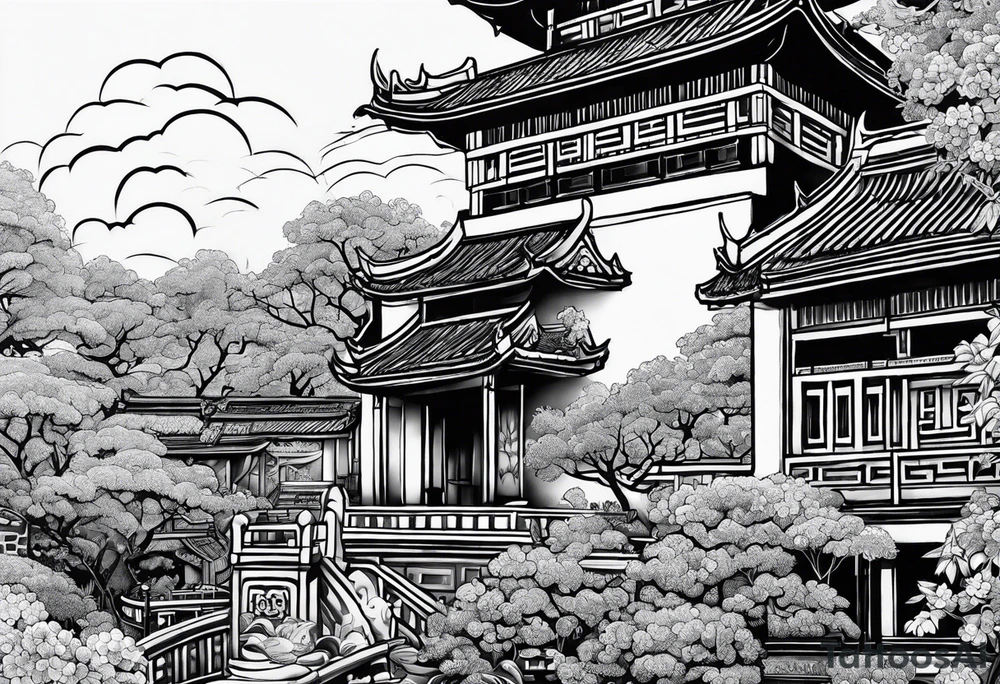Ho hoan kiem vietnam tattoo idea