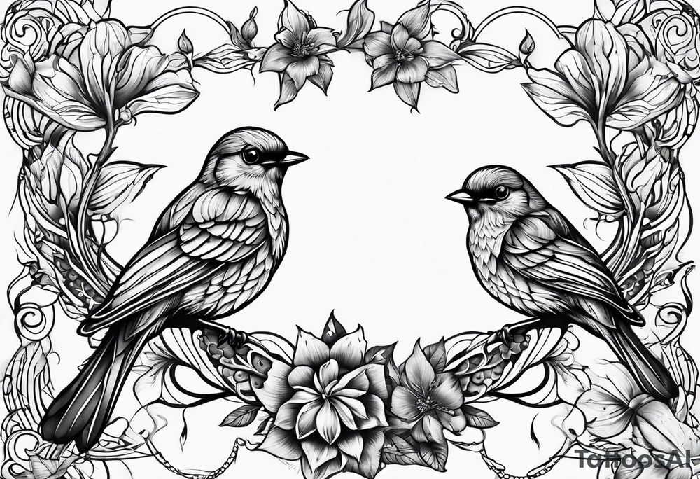 Three little birds tattoo idea
