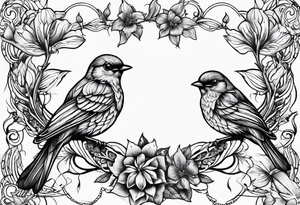Three little birds tattoo idea