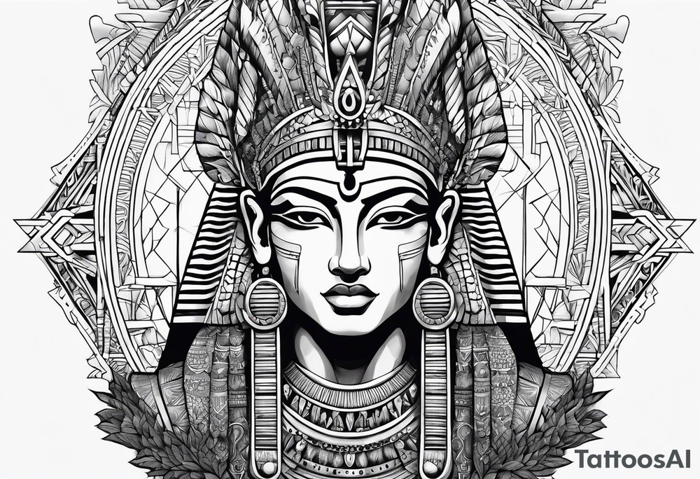 Rá, the god of Egypt tattoo idea