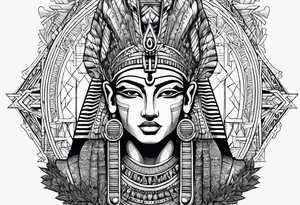 Rá, the god of Egypt tattoo idea